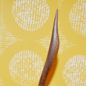 Vintage figure crane 26 cm 60s Mid Century Retro Wood Mid Century Space Age