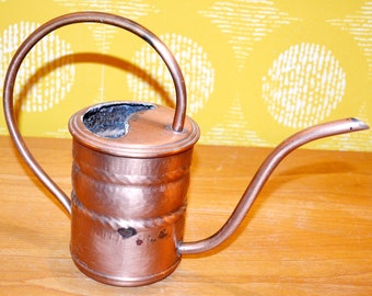 Vintage copper watering can WGK WGP Retro Mid Century 60s Shabby Chic Country Style