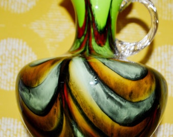 オパリンフローレンスのヴィンテージ花瓶 70年代デザインのクラシック