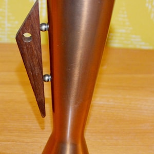 Vintage watering can copper/teak WGK WGP retro mid-century 60s shabby chic country house style
