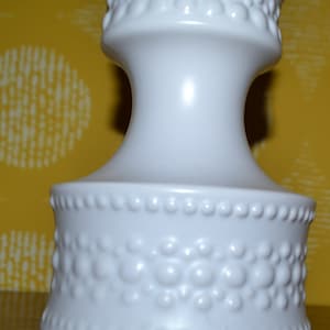 Vintage Vase White 70s Retro Mid Century