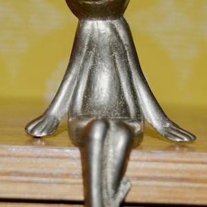 Vintage brass figure frog 70s Rockabilly Retro Mid Century