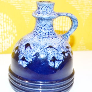 Vintage ceramic vase model 4099 from the 70s Retro Seventies Mid Century Fat Lava Space Age WGK