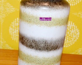 Vintage ceramic vase by Scheurich, Seventies, 70s, Retro, Mid-Century Seventies, WGK, Shabby Chic, Country Style, WGK, WGP