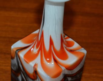 Vintage Block Vase Opaline 70s Design Classic