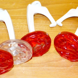 Vintage Wardrobe Hooks 70s Retro Mid Century Shabby Chic Country Style Furniture Wardrobe