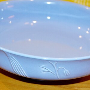 Vintage serving bowl light blue 70s shabby chic country style West Germany retro mid century seventies