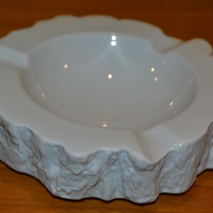 Vintage ashtray by Bareuther Ashtray Bisquit Porcelain 70s WGK Retro Mid Century