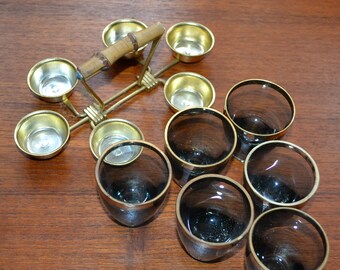 Vintage Gläser set 50er Jahre