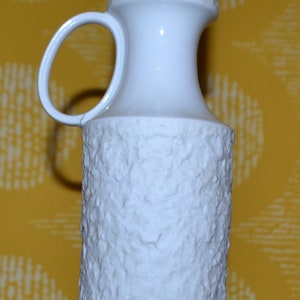 Vintage Vase Weiß von KPM  Bisquit Porzellan    70er Jahre  Retro  Mid Century  Bisquitporzellan