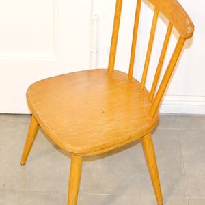 Krzesło dziecięce Sweet Vintage marki Herlag Lata 50. 50. Rockabilly Retro Mid Century Shabby Chic w stylu wiejskim