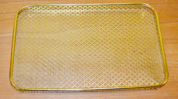 50'S☆ツーフェイス☆ビンテージ☆ガラス トレイ☆ミッドセンチュリー