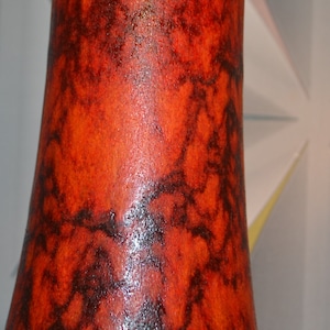 Vintage Vase Rot/Orange 70er Jahre