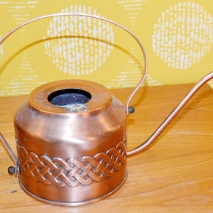 Vintage watering can copper WGK WGP retro mid century 60s shabby chic country style