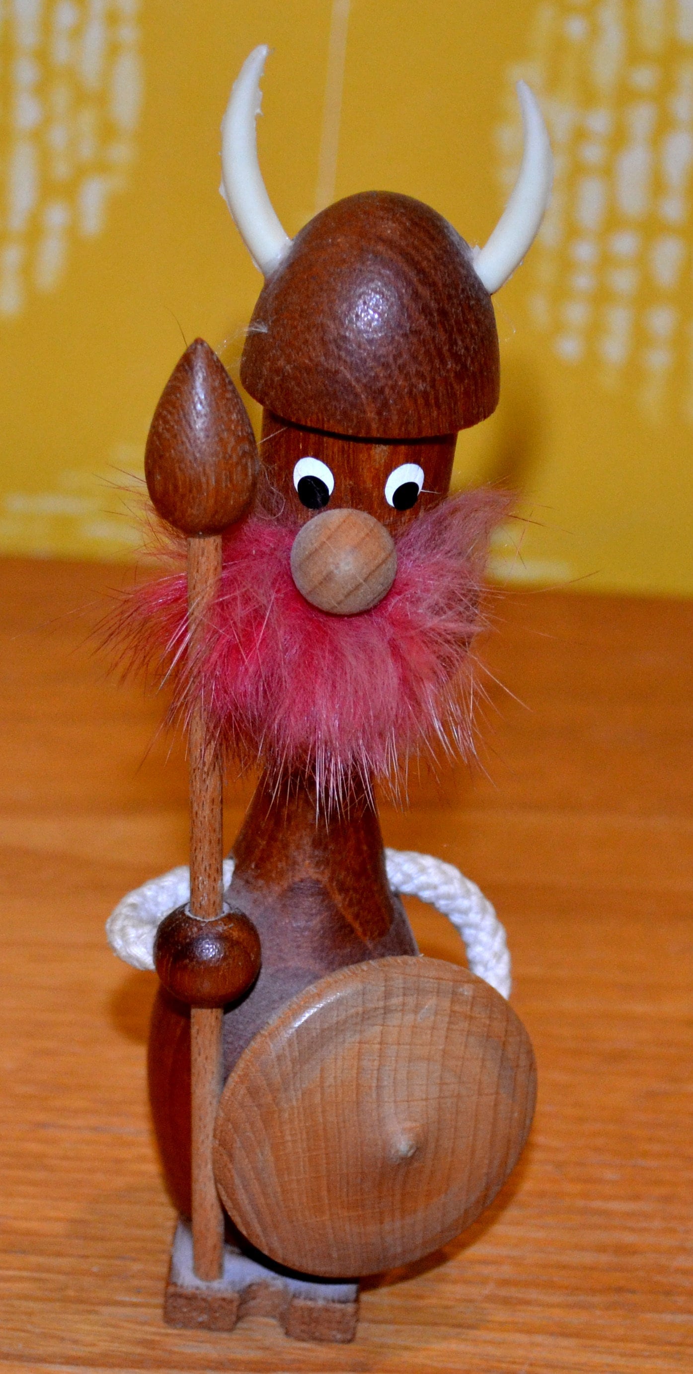 置物 VINTAGEDANISH WOODEN VIKING Vintage Danish Design Viking Figurine, Wooden, 1960s Design