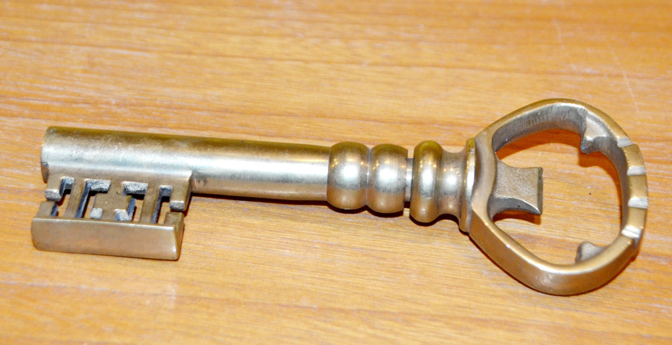 Vintage Corkscrew / Bottle Opener Brass Gold 70s Retro Mid Century