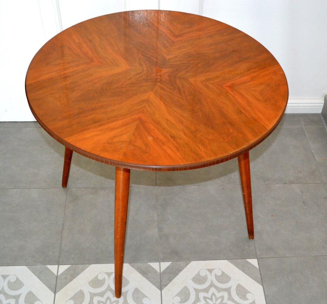 Vintage Cocktail Table / Side Table 60s Rockabilly Retro Mid Etsy