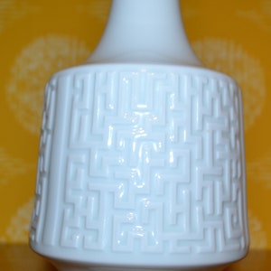 Vintage vase by Heinrich 70s biscuit ceramic WGK WGP retro design mid century space age