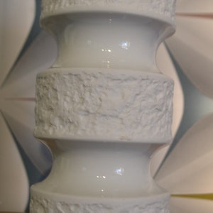 True Vintage Vase 70s Bisque Ceramic Retro Mid Century Space Age