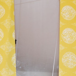 Beautiful vintage wall mirror Fifties 50s 78 cm Retro Rockabilly Mid Century Mirror bevelled edge