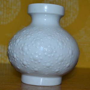 Vintage Vase Weiß von Winterling   Bisquit Porzellan    70er Jahre  Retro  Mid Century  Bisquitporzellan