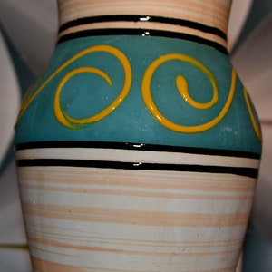 Vintage ceramic vase 50s