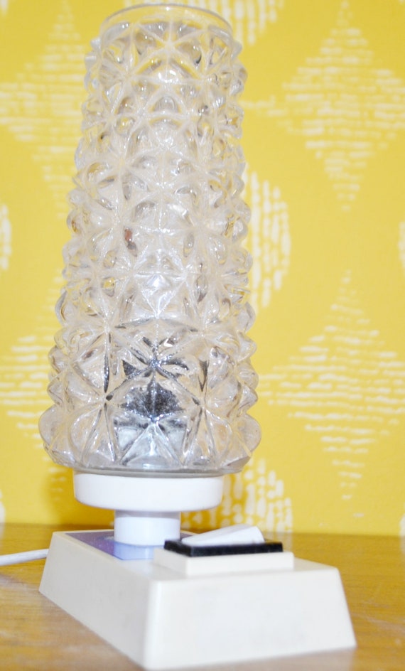 Vintage Tisch Lampe 70er Jahre Retro Mid Century Seventies Lamb Space Age Lamp