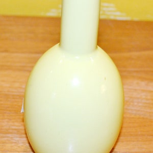 Vintage ceramic vase by ASA Yellow from the 90s Space Age Retro Mid Century WGK WGP