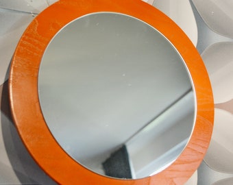 Vintage Mirror 70s Orange