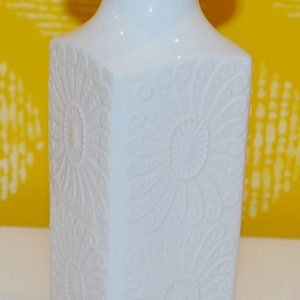 Vintage ceramic vase by Royal KPM 70s OP Art Retro Mid Century Shabby Chic Country House Style West Germany