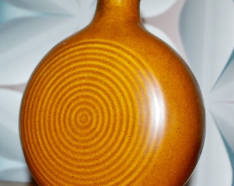 Vintage ceramic vase, 1970s, brown, retro, mid-century, WGK WGP, shabby chic, country style, Seventies