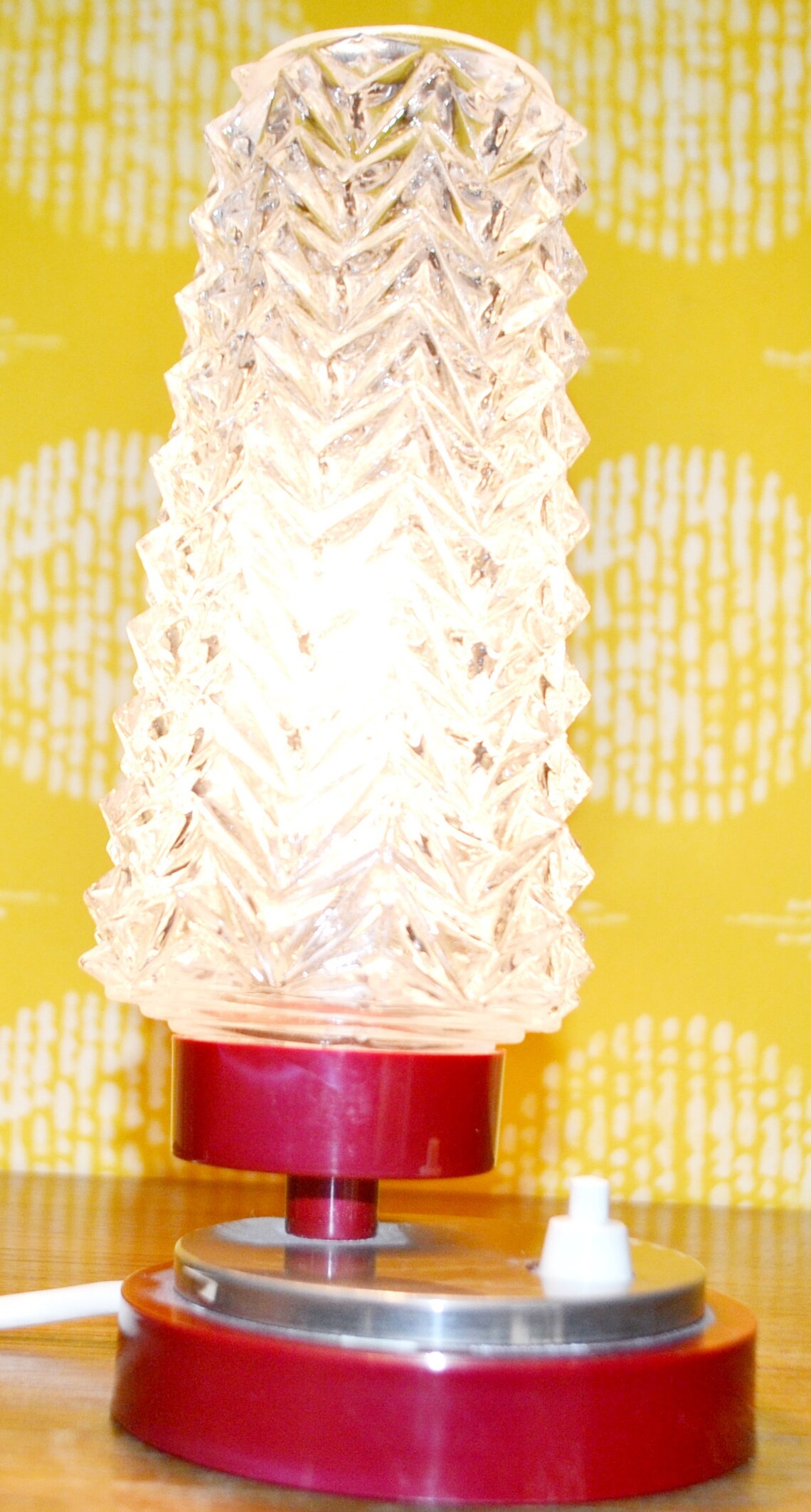 Vintage Tisch  Lampe  70er Jahre   Retro  Mid Century  Seventies Lamb  Space Age  Lamp, foto 1 di 5