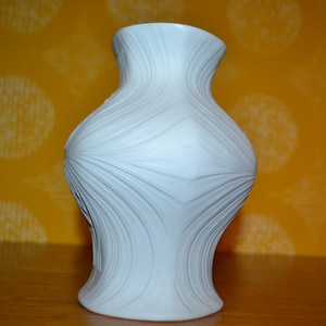 Vintage Vase 70s Biscuit Ceramic WGK WGP Retro Design Mid Century Space Age