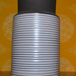 Vintage Ceramic Vase 50s Beige / Brown Retro Mid Century