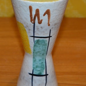 Vintage ceramic vase 50s 244/17 years Rockabilly design Retro Fifties WGK flower vase decoration Shabby Chic country style