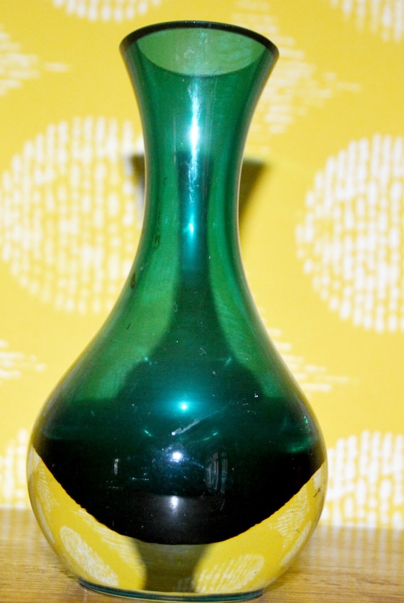 Vintage Vase Bubble Glass 70s Green Seventies Space Age Retro | Etsy