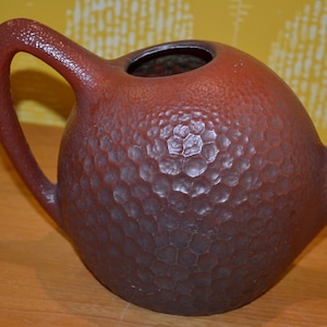 Vintage  Gießkanne von Vitri Gesetzlich geschützt    Kunststoff  Braun 50er Jahre  Seventies   Design  Retro  Mid Century