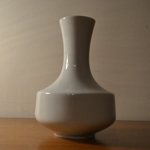 Large Heinrich Porcelain Vase White 70s