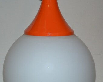 Vintage lamp Pendant Orange 70 years
