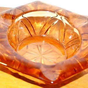 Vintage Keramik Aschenbecher Braun/Orange  70er  Jahre   Retro Mid Century   Ashtray  Space Age  Shabby Chic Landhausstil