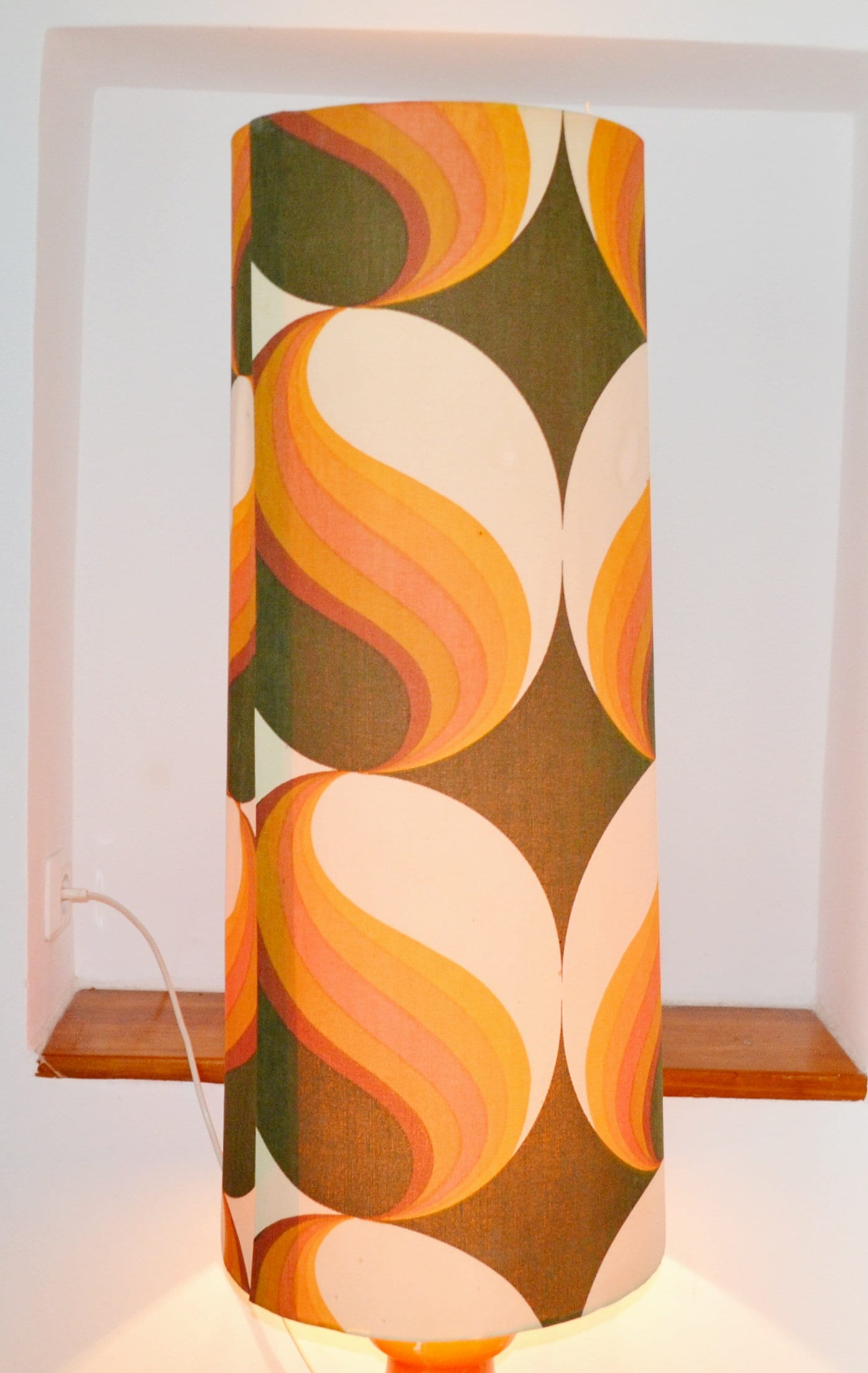 Vintage Floor Lamp 70s Seventies Retro Mid Century Space Age Lamb