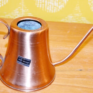 Vintage watering can by SKS Design copper WGK WGP retro mid-century 60s shabby chic country house style