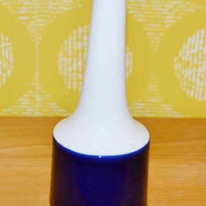 Vintage Porcelain Vase by Heinrich Royal / White 70s OP Art Seventies Retro Mid Century WGK WGP Shabby Chic Country Style