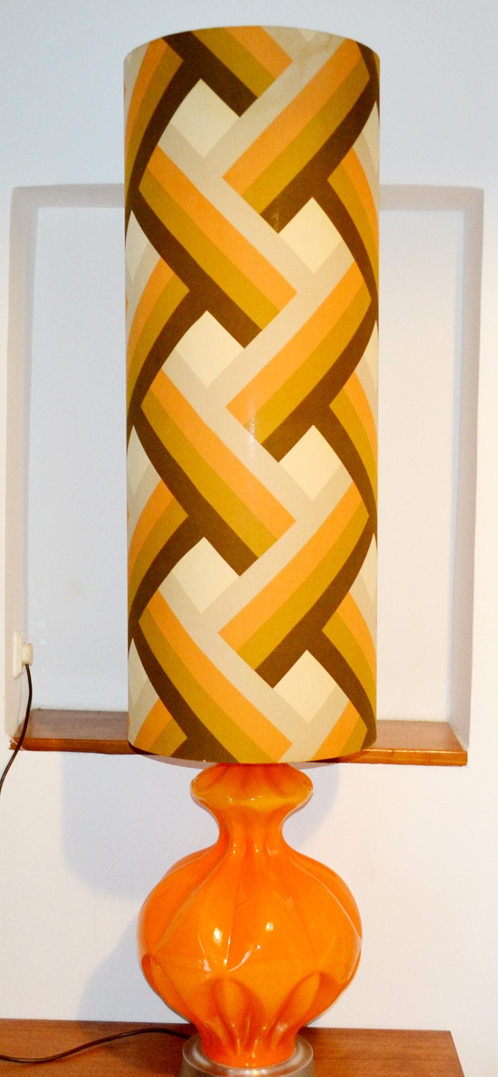 Vintage Floor Lamp 70s Seventies Retro Mid Century Space Age Lamb