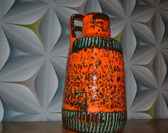 Vintage vase Orange 70s