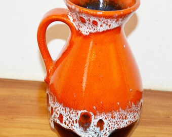 Jasba のヴィンテージ ミニ セラミック花瓶、1970 年代、677/6 Jasba のヴィンテージ ミニ セラミック花瓶、1970 年代、677/6