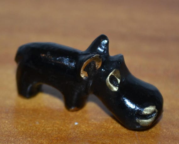 Figurine vintage Walter Bosse, style âne, cheval, époque Hagenauer, fonte et laiton Walter Bosse Autriche - France