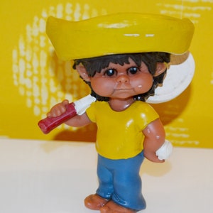Vintage advertising figure rubber 50s Mid Century Mid Century Retro Toys Shabby Chic country style