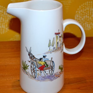 Beautiful vintage jug/pitcher Italy trip design Ernst Jupp for Melitta from the 50s Fifties, Retro, Mid Century, Shabby Chic