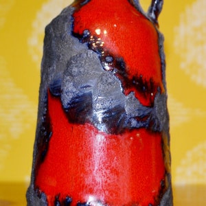 Vintage ceramic vase by Marei Keramik 70s Seventies Retro Mid Century Space Age Op Art WGK WGP